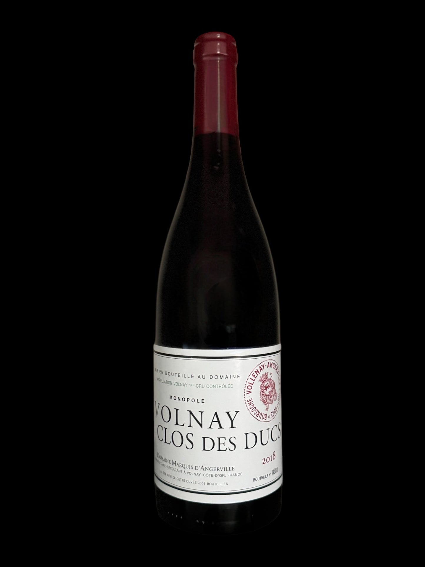 D'Angerville Clos des Ducs Volnay Premier Cru 2018