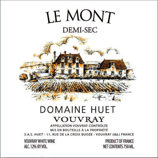 Huet Le Mont Demi-Sec Vouvray 2019