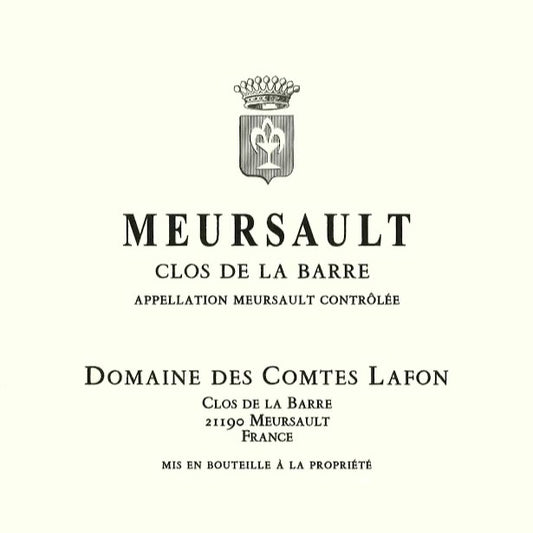 Comtes Lafon Meursault Clos de la Barre 2019