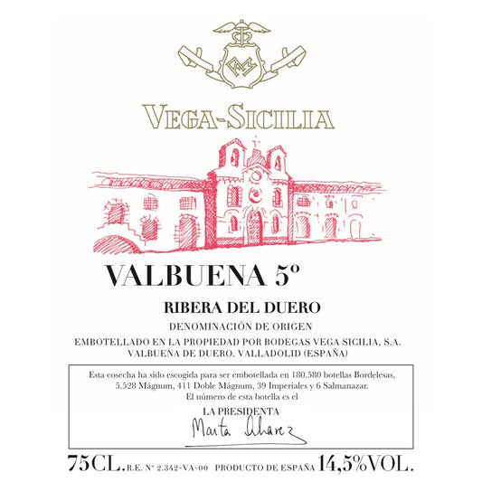 Vega Sicilia Valbuena No. 5 2016