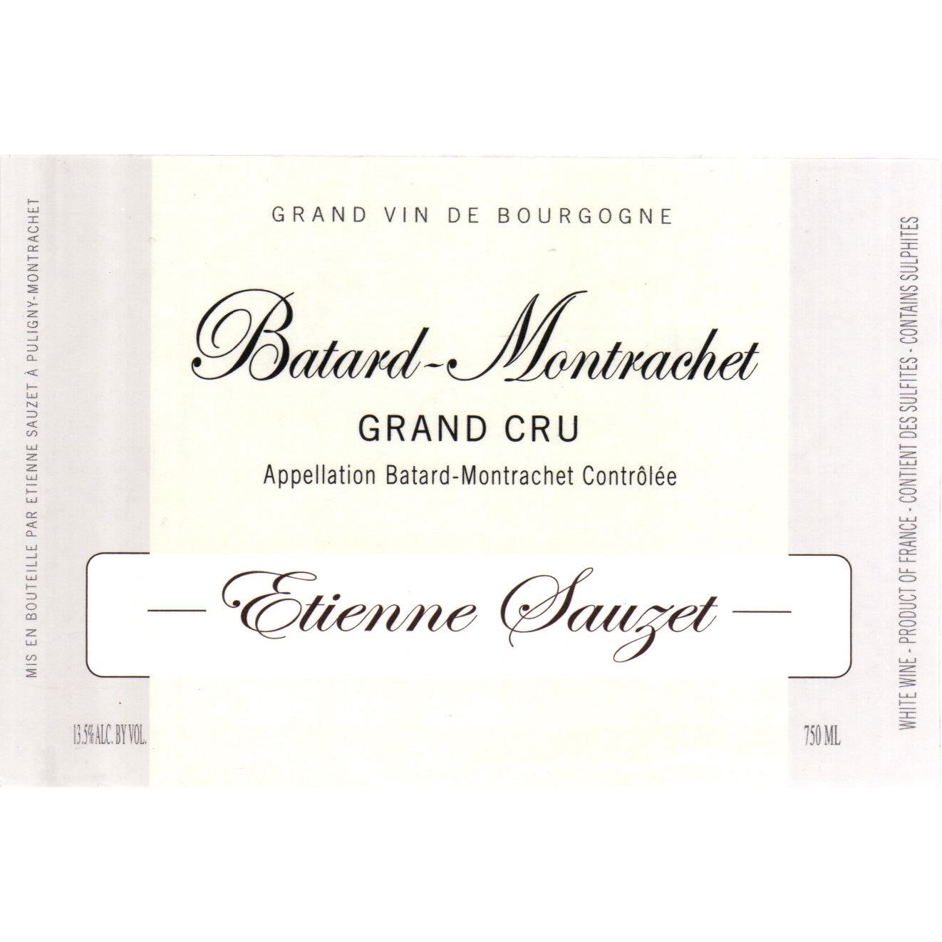 Etienne Sauzet Batard-Montrachet 2020