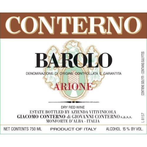Giacomo Conterno Arione Barolo 2018