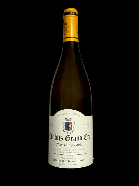 Jean-Paul Droin Hommage a Louis Chablis Grand Cru 2022