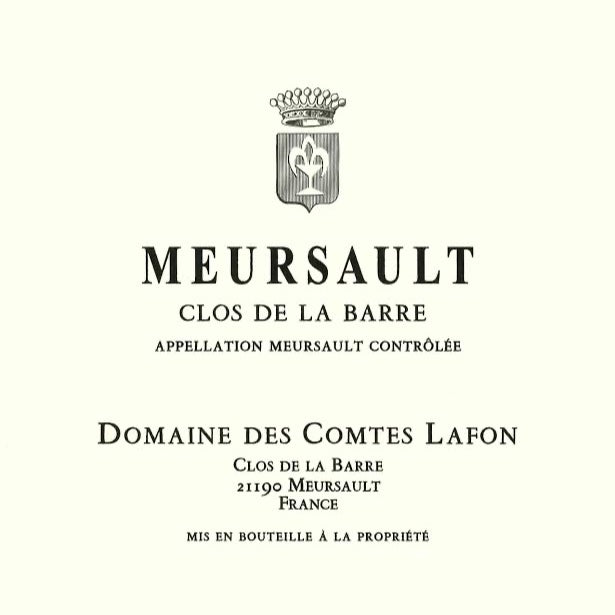 Comtes Lafon Meursault Clos de la Barre 2019