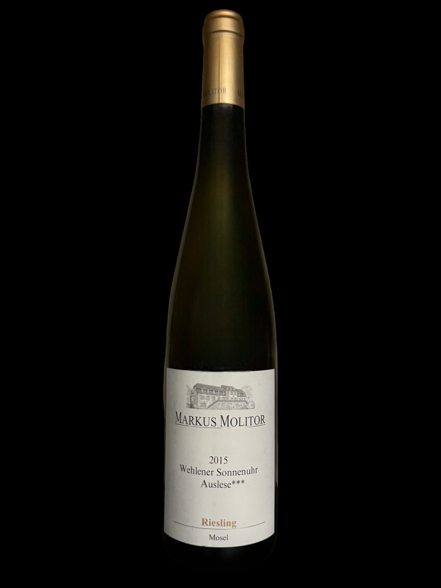 Markus Molitor Wehlener Sonnenuhr Goldene Kapsel Riesling Auslese 2015