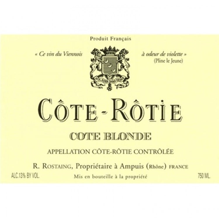 Rene Rostaing Cote Rotie Cote Blonde 2016